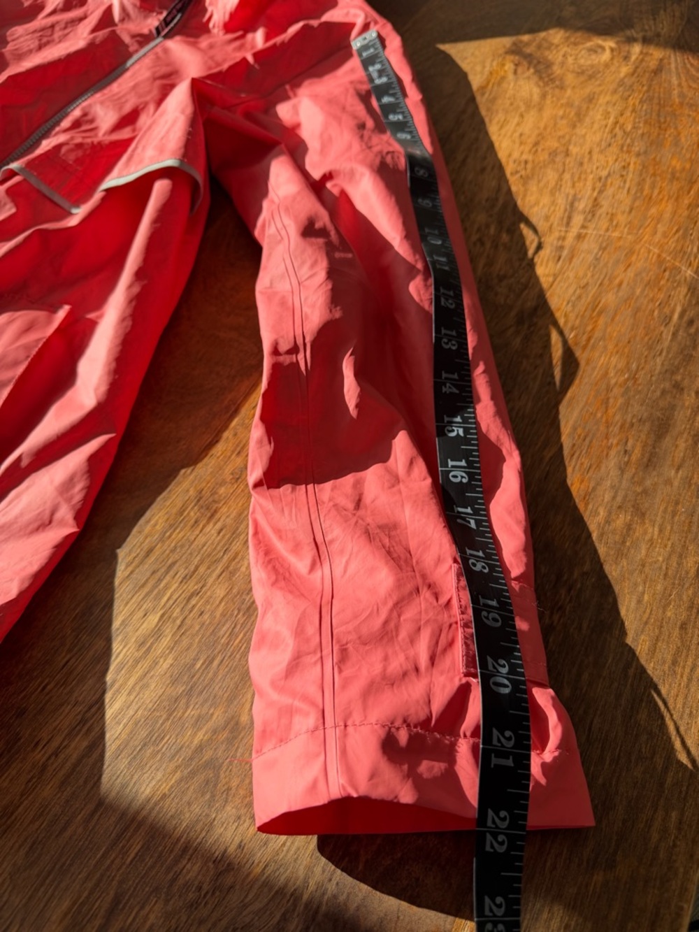 Charles River Coral Pink Rain Jacket Kids Large 14/16 Fits Women XSP - Picture 10 of 12